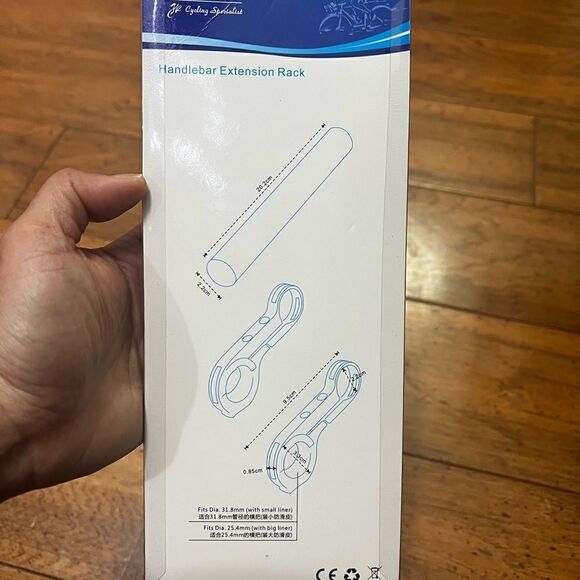 Bicycle deemount handlebar extension rack - Picture 3 of 6